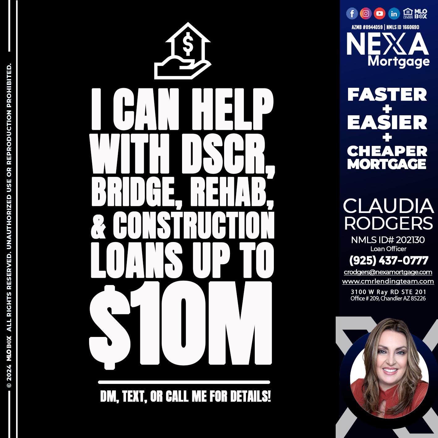 I CAN HELP - Claudia Rodgers -Loan Officer