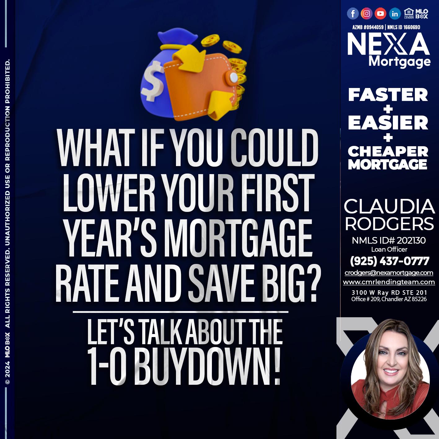 WHAT IF YOU COULD - Claudia Rodgers -Loan Officer