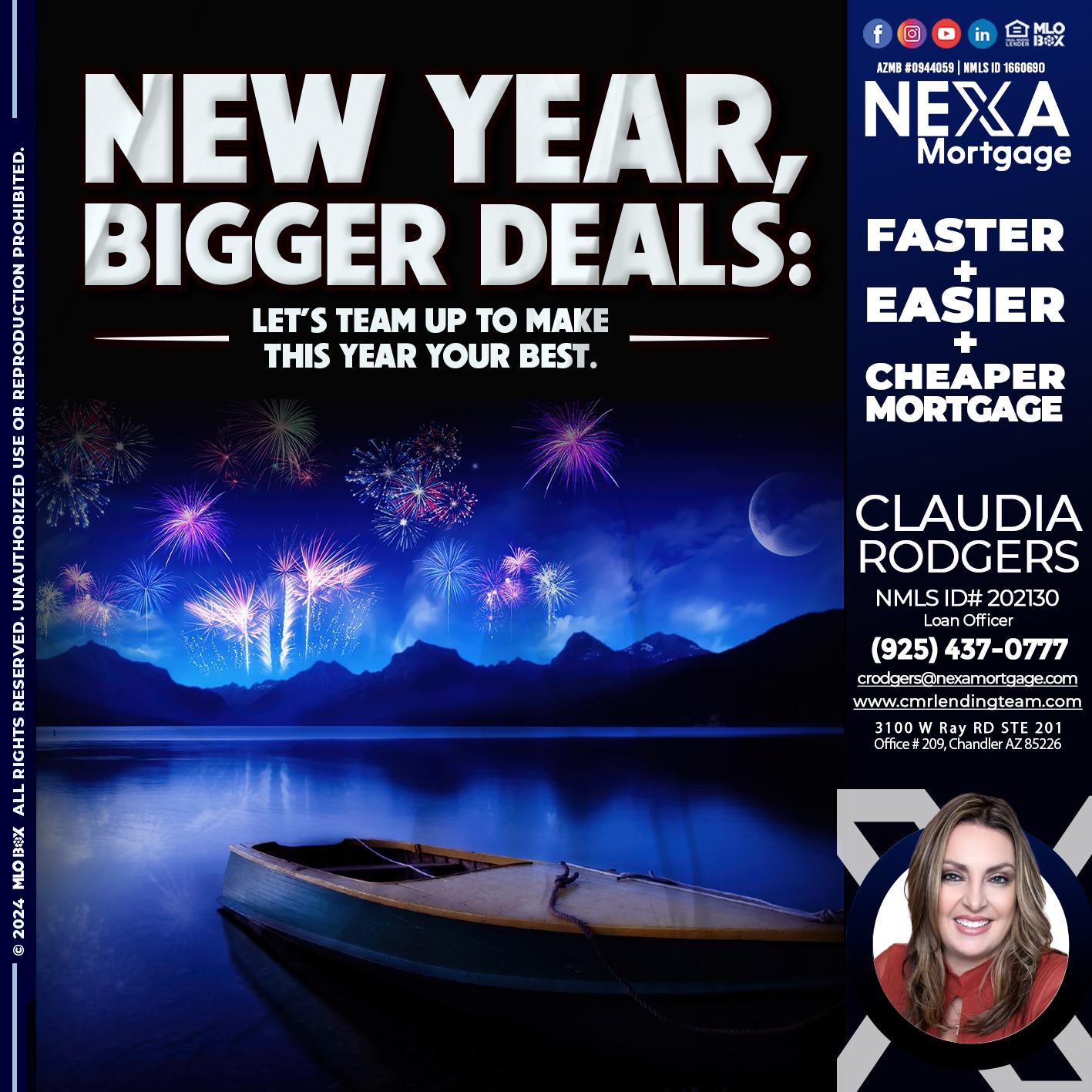 NEW YEAR - Claudia Rodgers -Loan Officer
