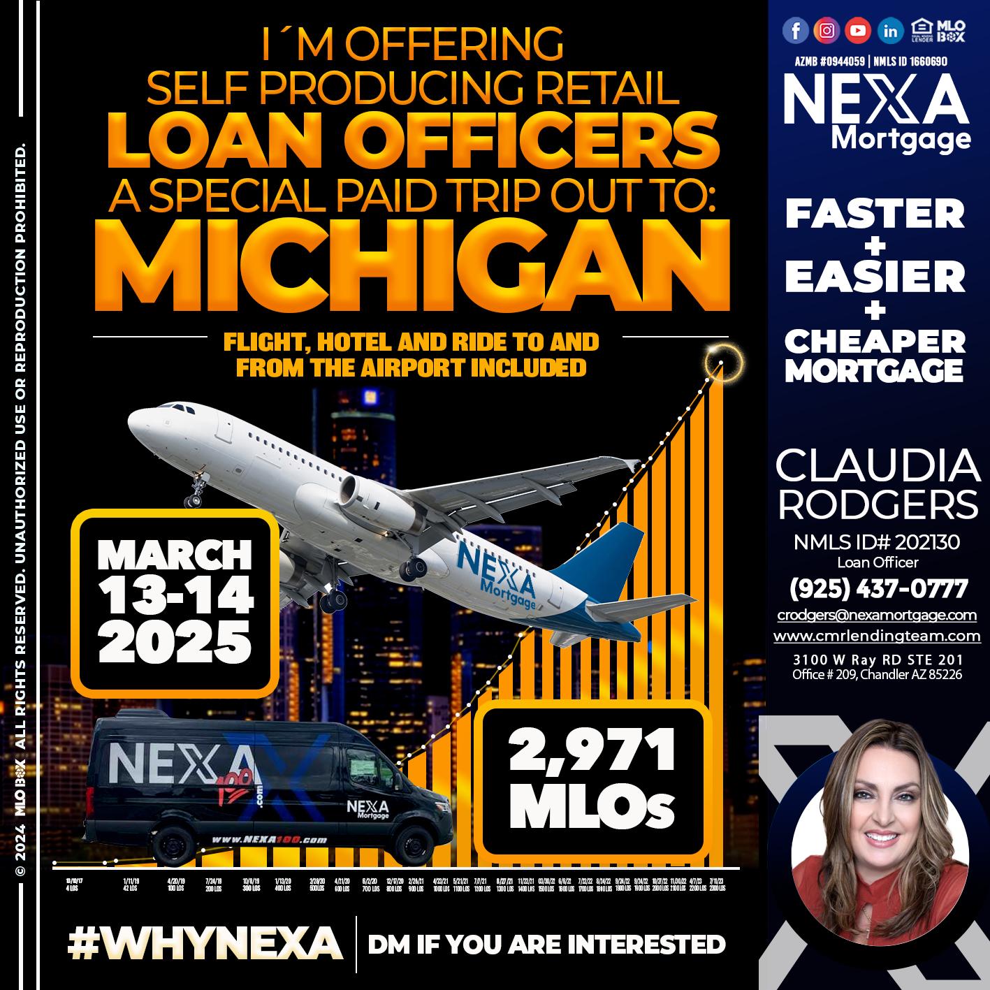 2,971 MLOs - Claudia Rodgers -Loan Officer