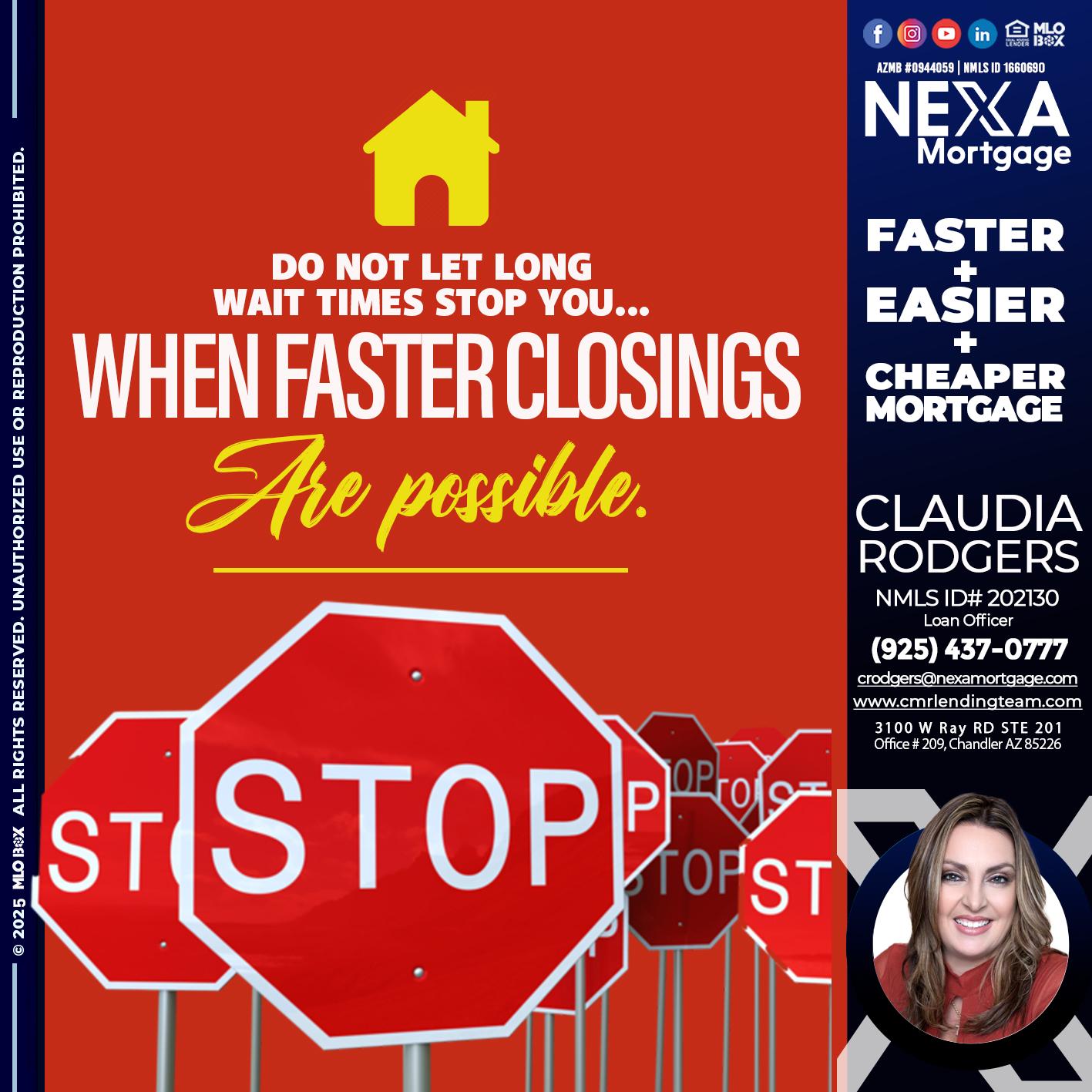 DO NOT LET - Claudia Rodgers -Loan Officer