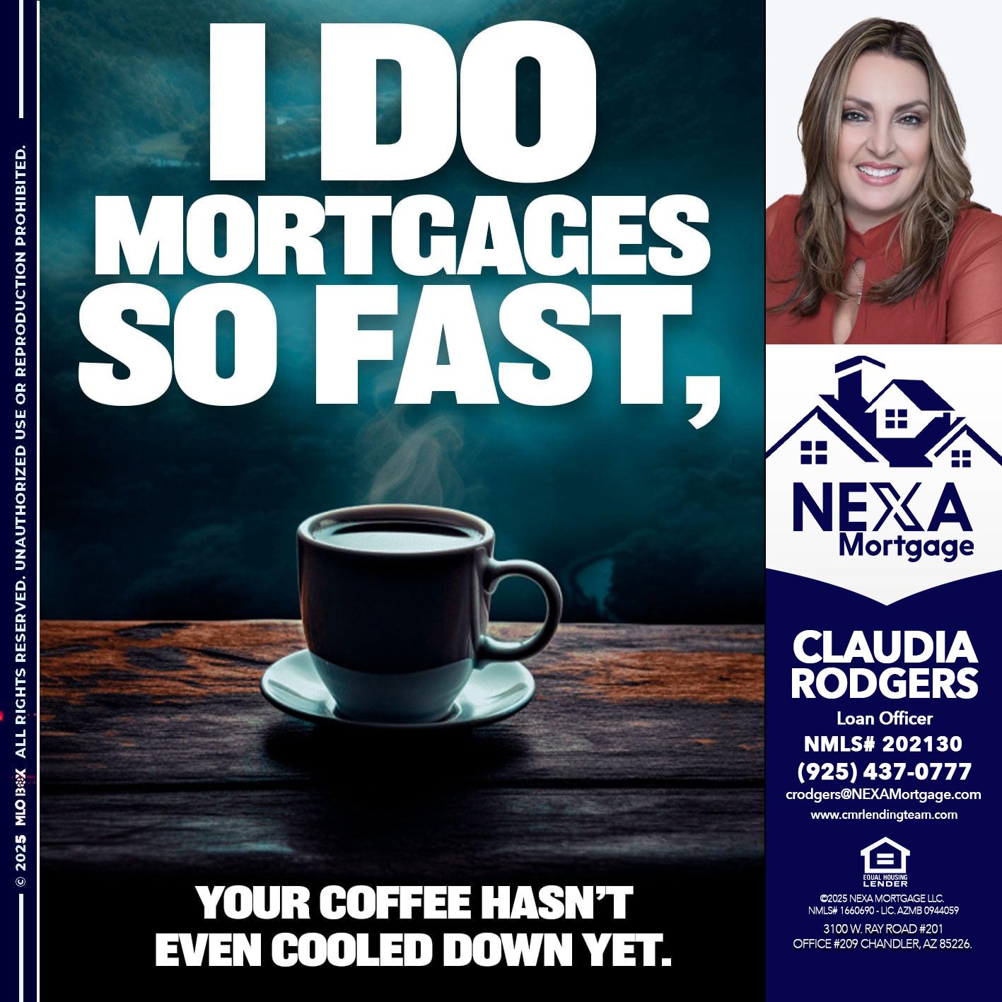 i do mortgages - Claudia Rodgers -Loan Officer