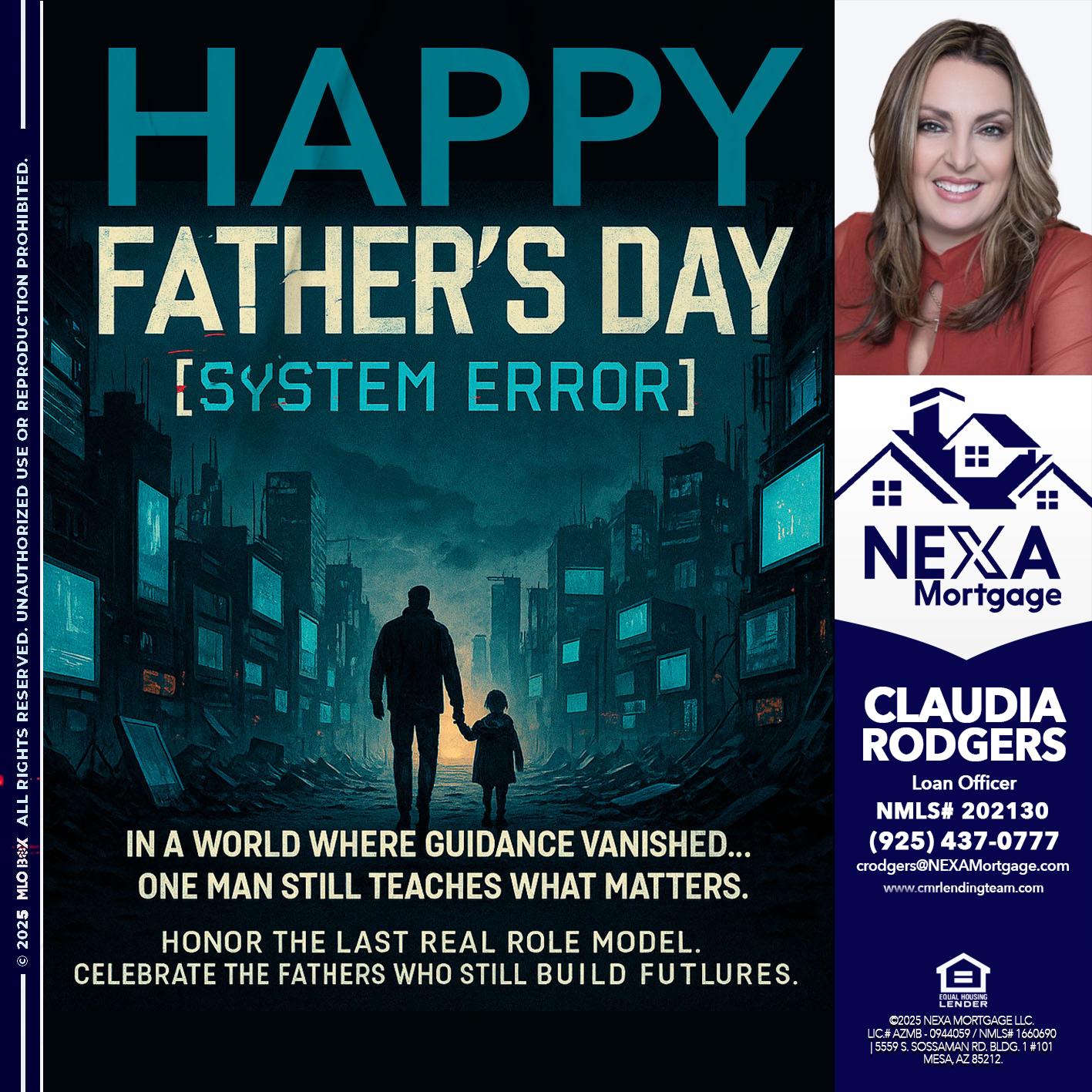HAPPY FATHERS DAY - Claudia Rodgers -Loan Officer