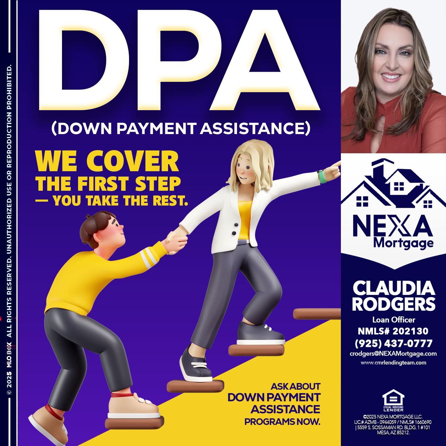 DPA LOANS - Claudia Rodgers -Loan Officer