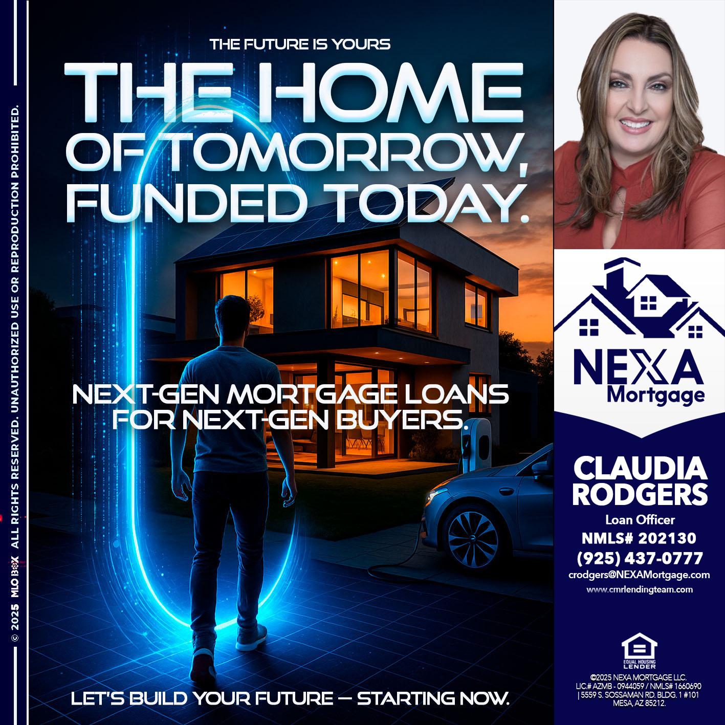 THE HOME - Claudia Rodgers -Loan Officer