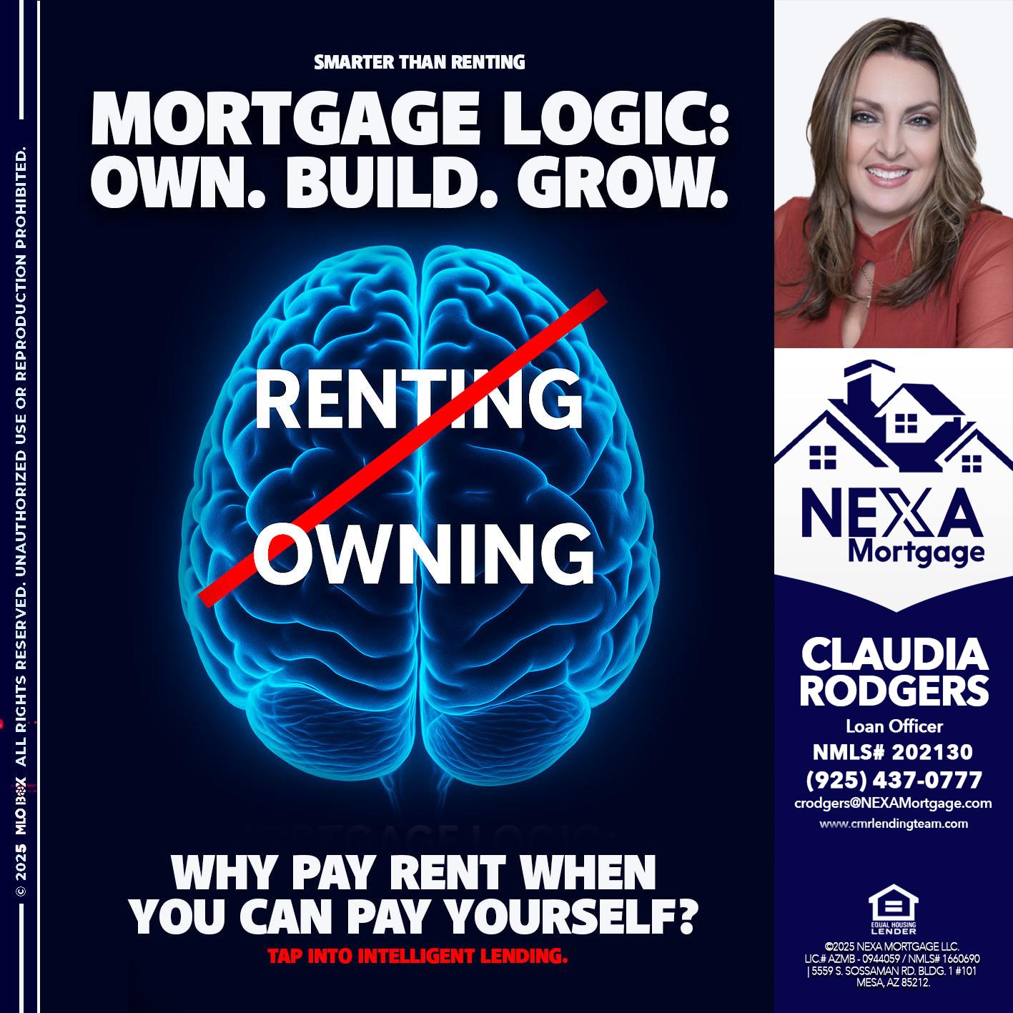 mortgage logic - Claudia Rodgers -Loan Officer