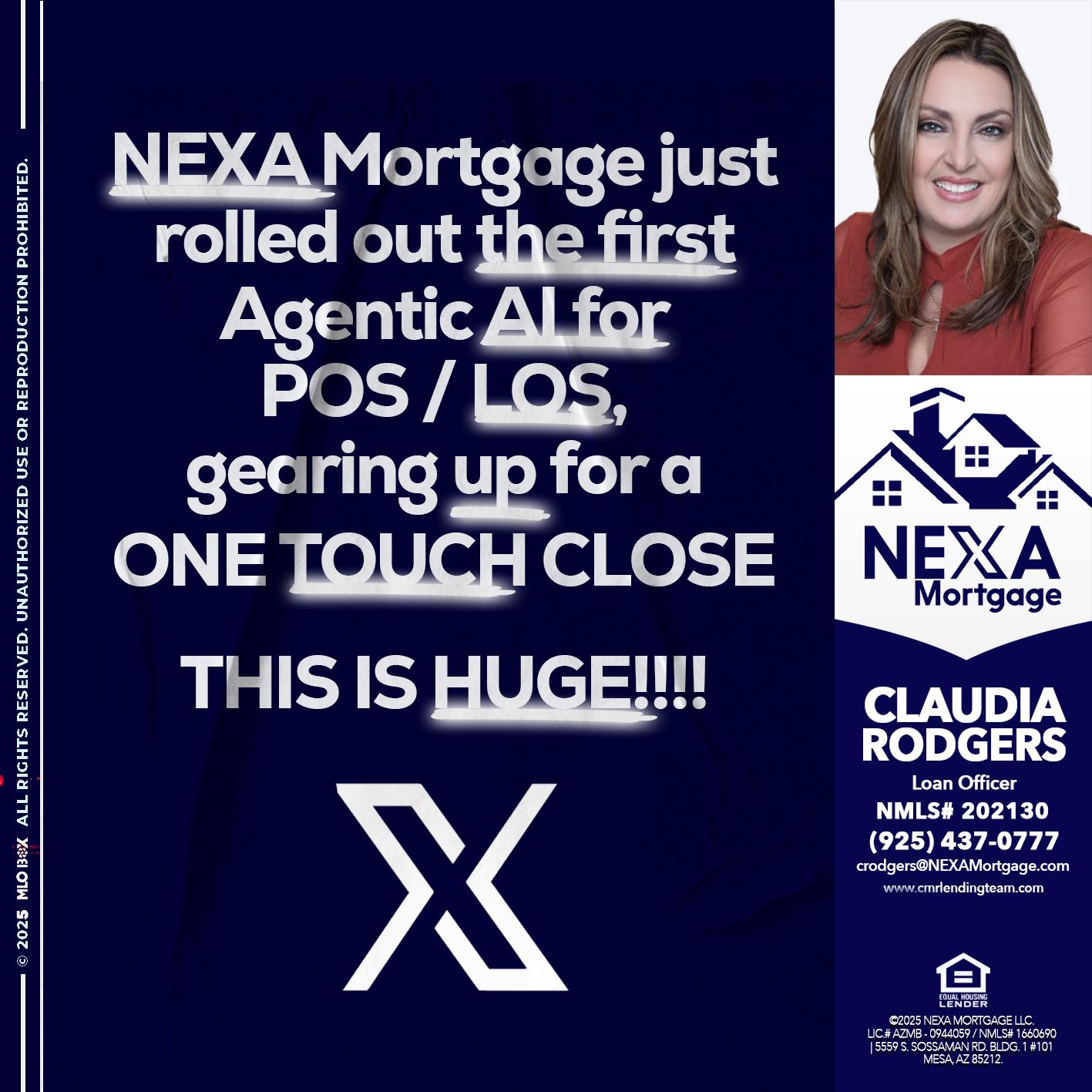 NEXA MORTGAGE - Claudia Rodgers -Loan Officer