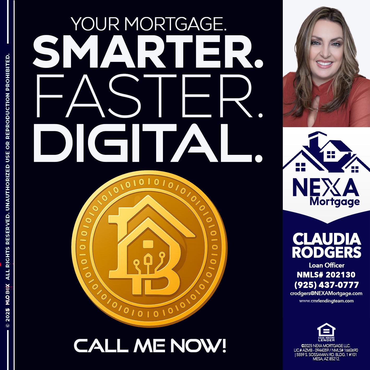 YOUR MORTGAGE - Claudia Rodgers -Loan Officer