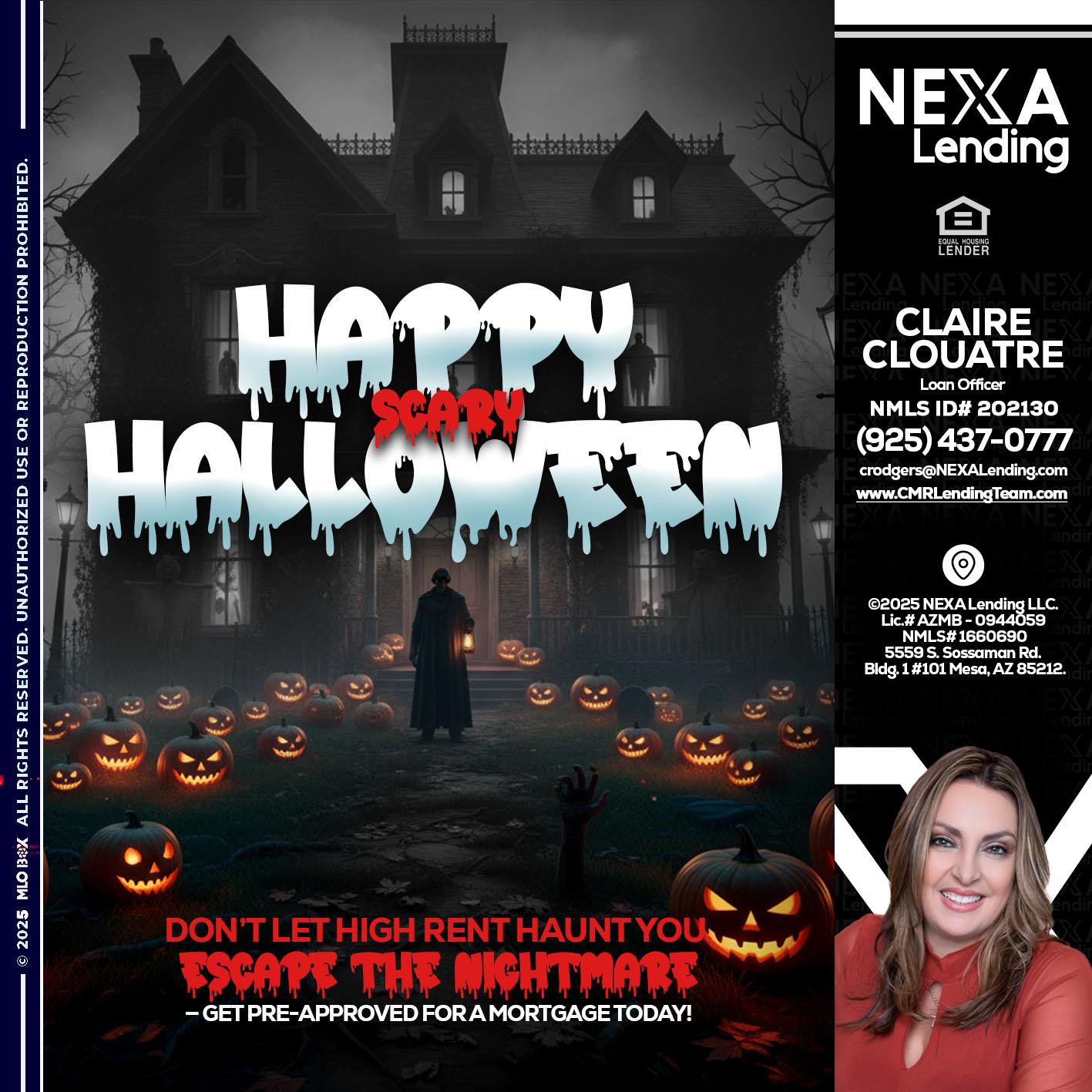 HAPPY HALLOWEEN - Claudia Rodgers -Loan Officer