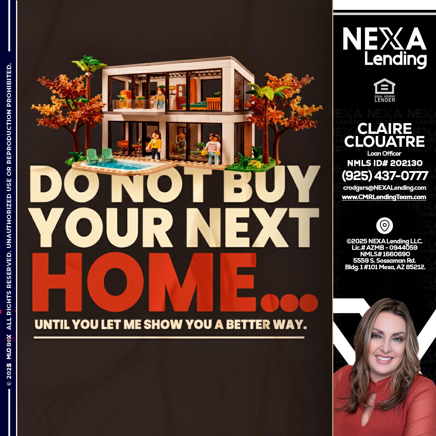 DO NOT BUY - Claudia Rodgers -Loan Officer