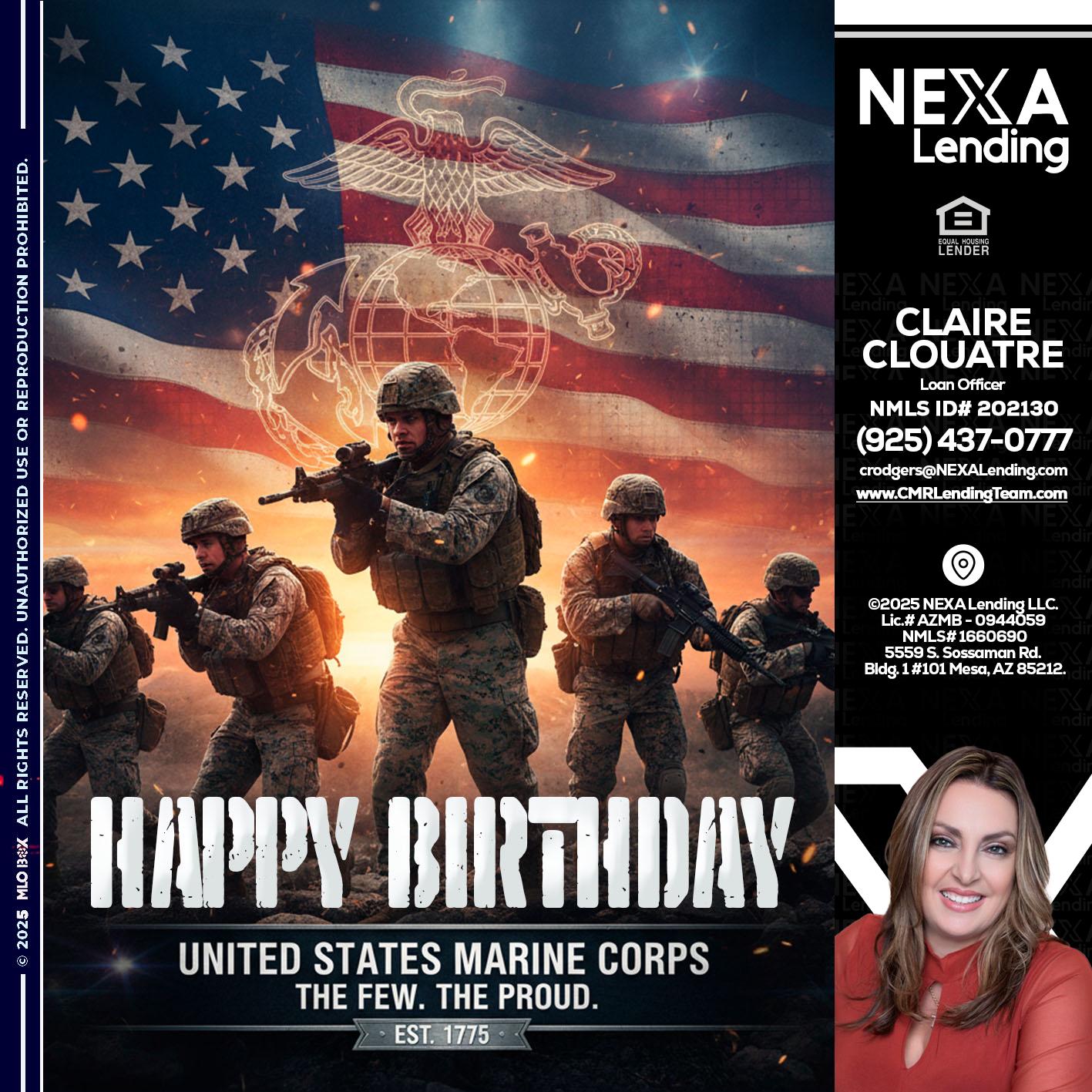 happy birthday - Claudia Rodgers -Loan Officer