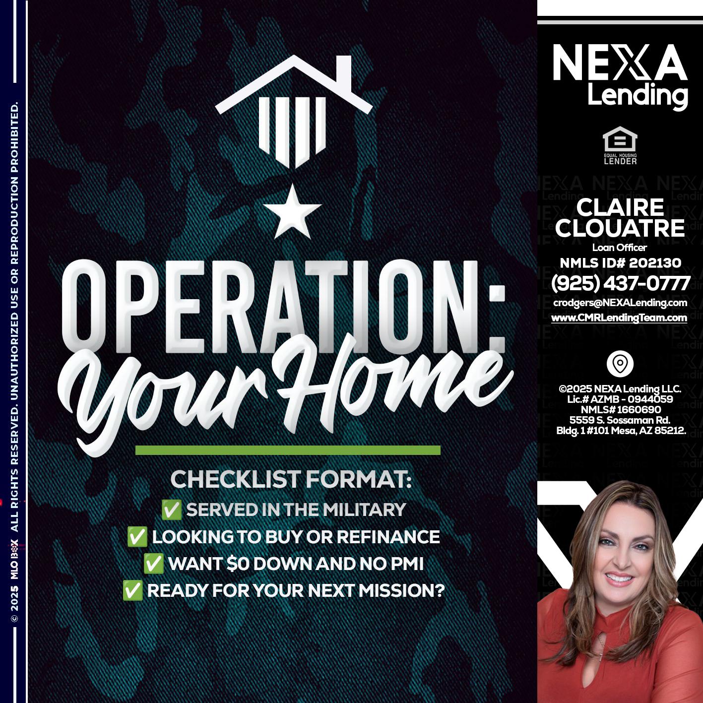 OPERATION YOUR HOME - Claudia Rodgers -Loan Officer