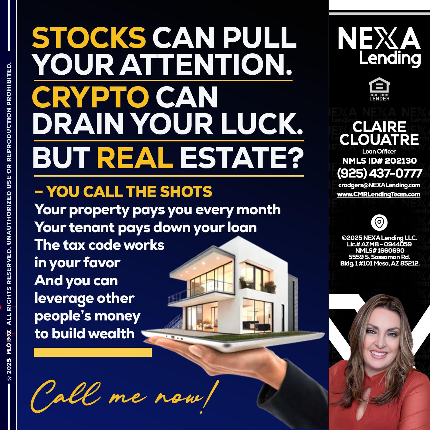 STOCK YOUR - Claudia Rodgers -Loan Officer