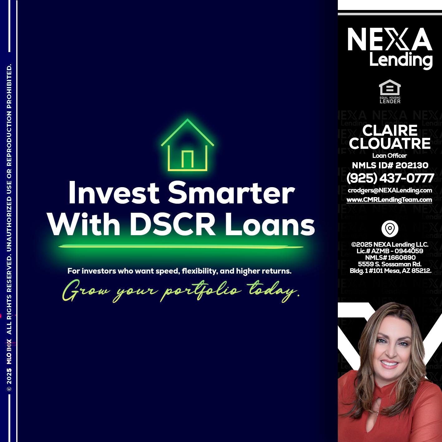 DSCR - Claudia Rodgers -Loan Officer