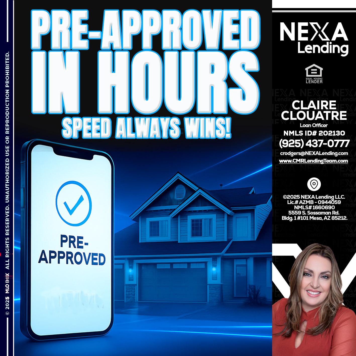 PRE - Claudia Rodgers -Loan Officer