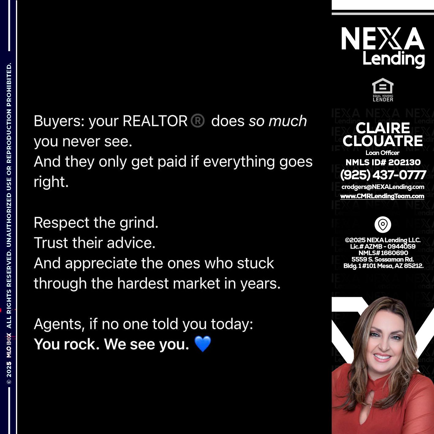 BUYERS - Claudia Rodgers -Loan Officer