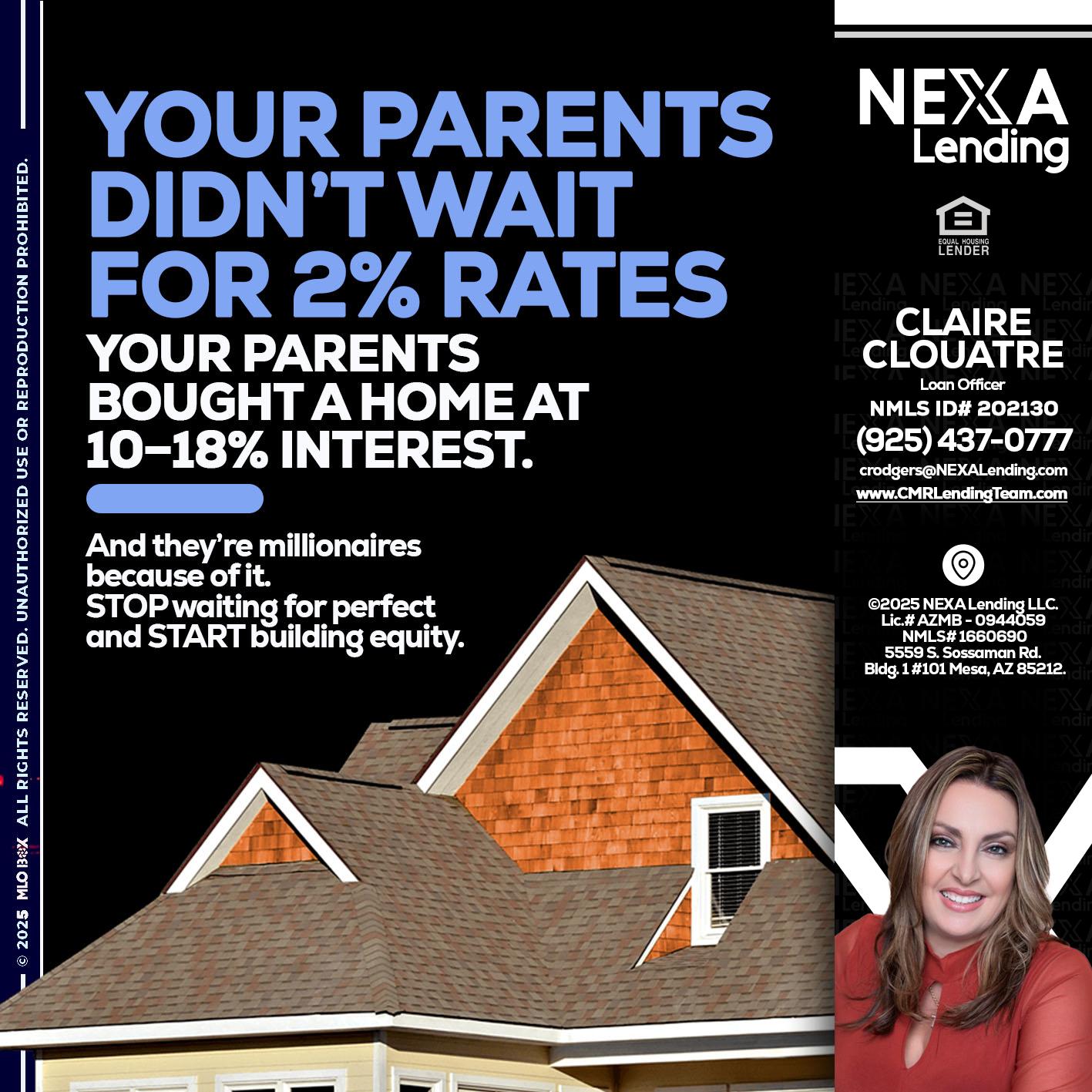 YOUR PARENTS - Claudia Rodgers -Loan Officer