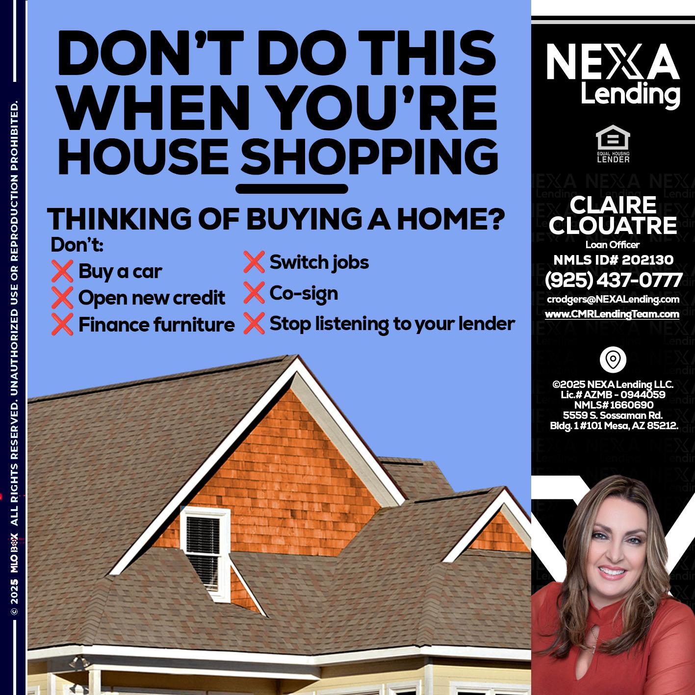 DONT DO THIS - Claudia Rodgers -Loan Officer