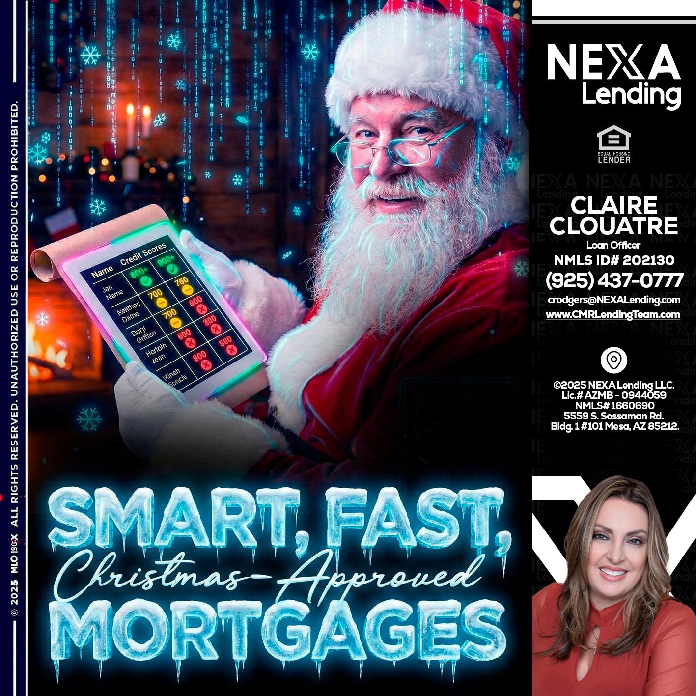 SMART, FAST - Claudia Rodgers -Loan Officer