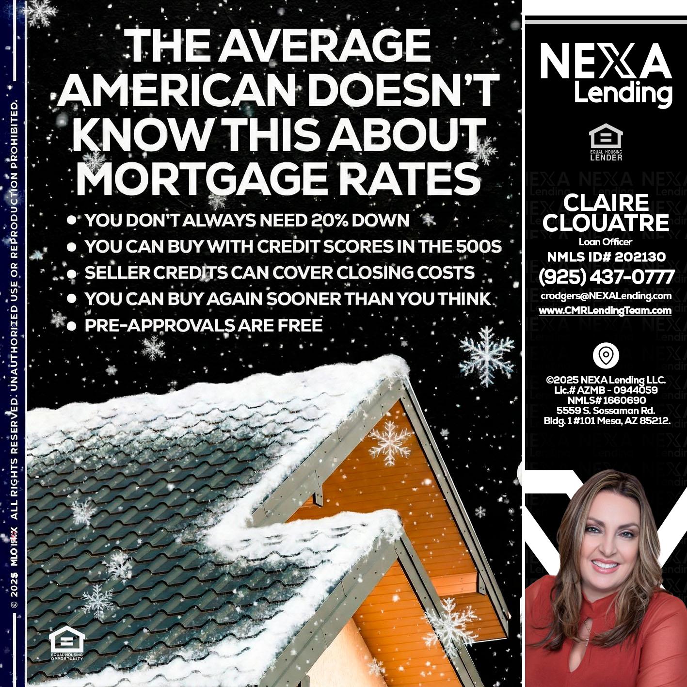 THE AVERAGE - Claudia Rodgers -Loan Officer