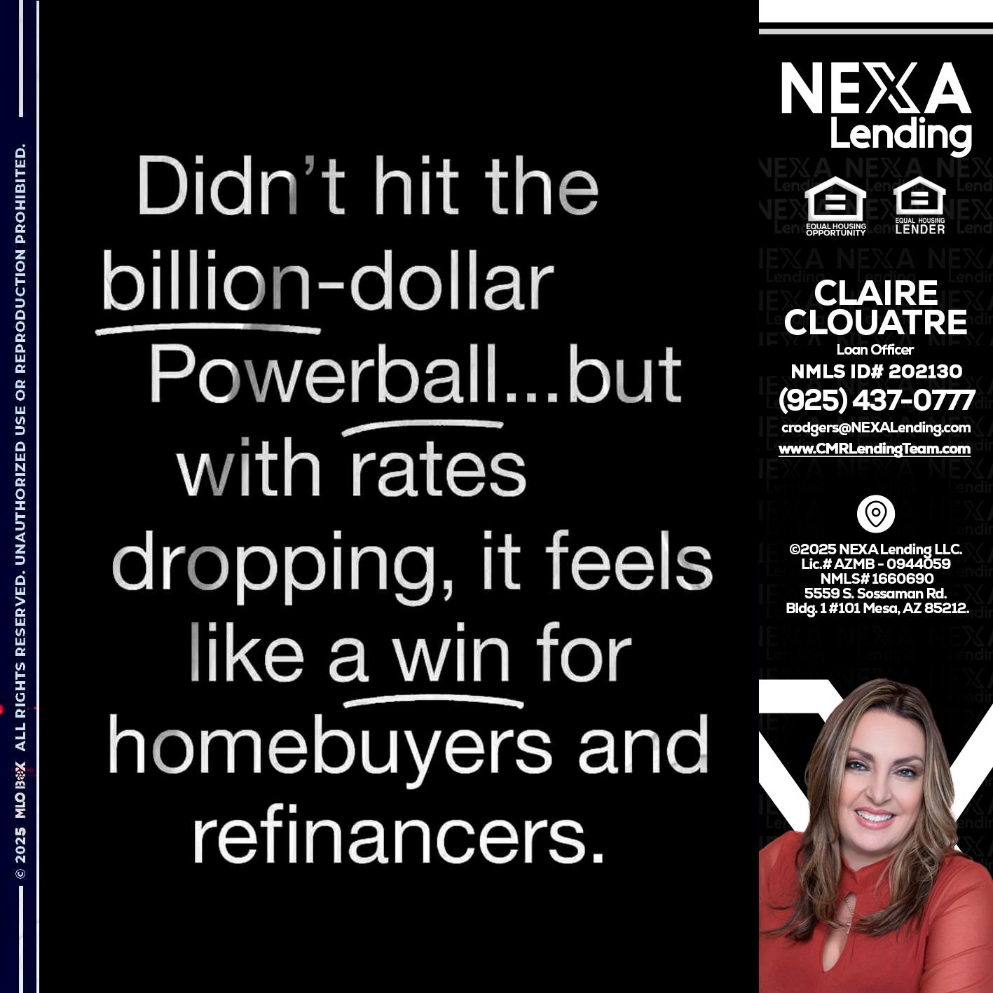 DIDNT HIT - Claudia Rodgers -Loan Officer