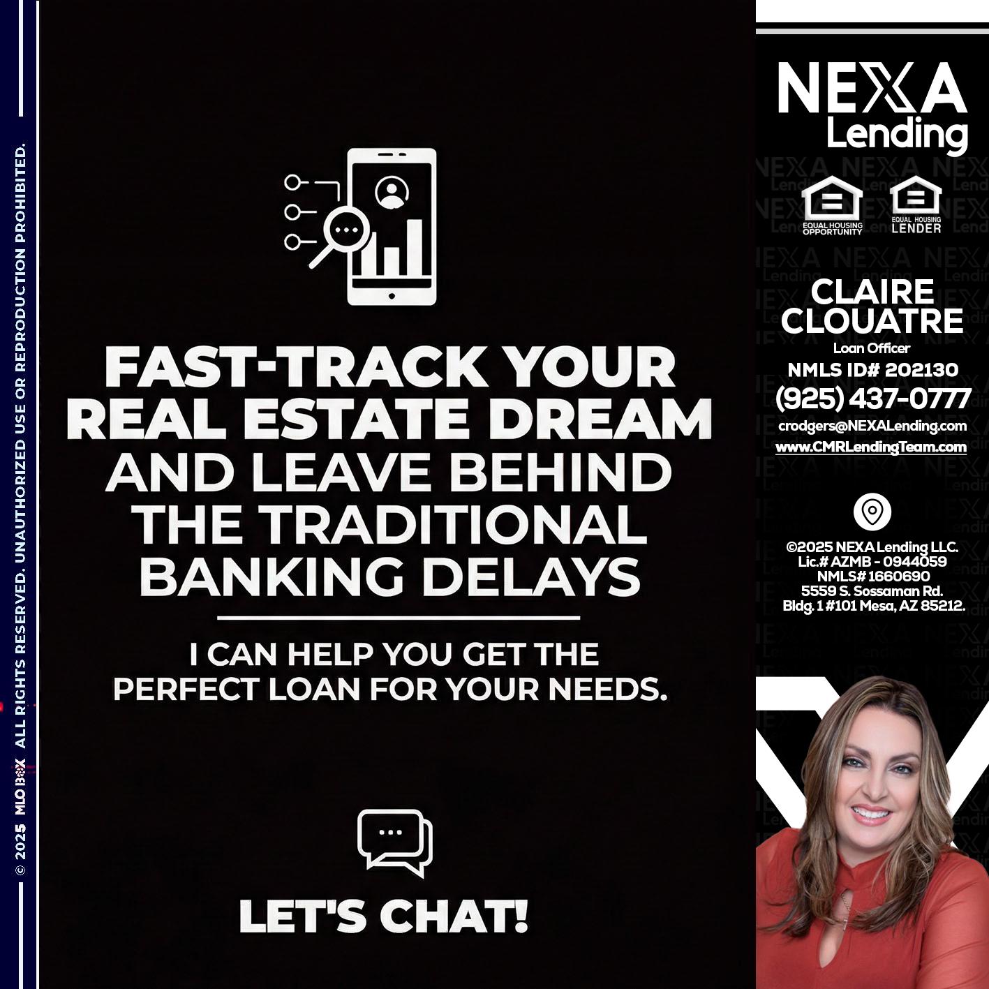 FAST TRACK - Claudia Rodgers -Loan Officer