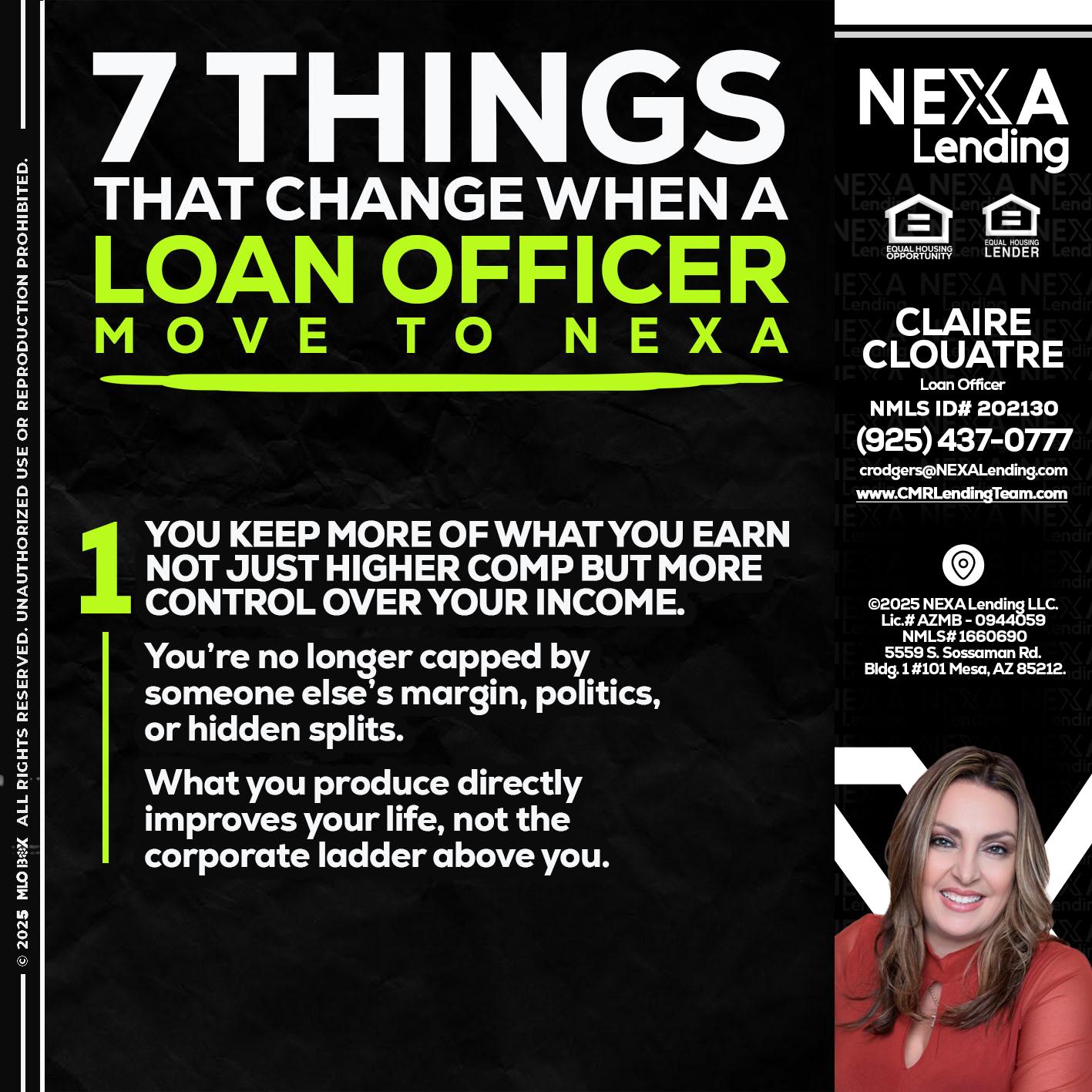 7 THINGS (1) - Claudia Rodgers -Loan Officer