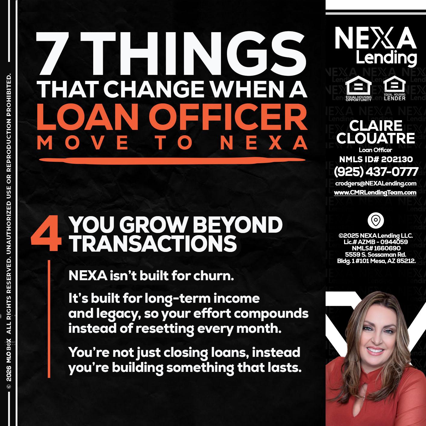 7 THINGS (4) - Claudia Rodgers -Loan Officer