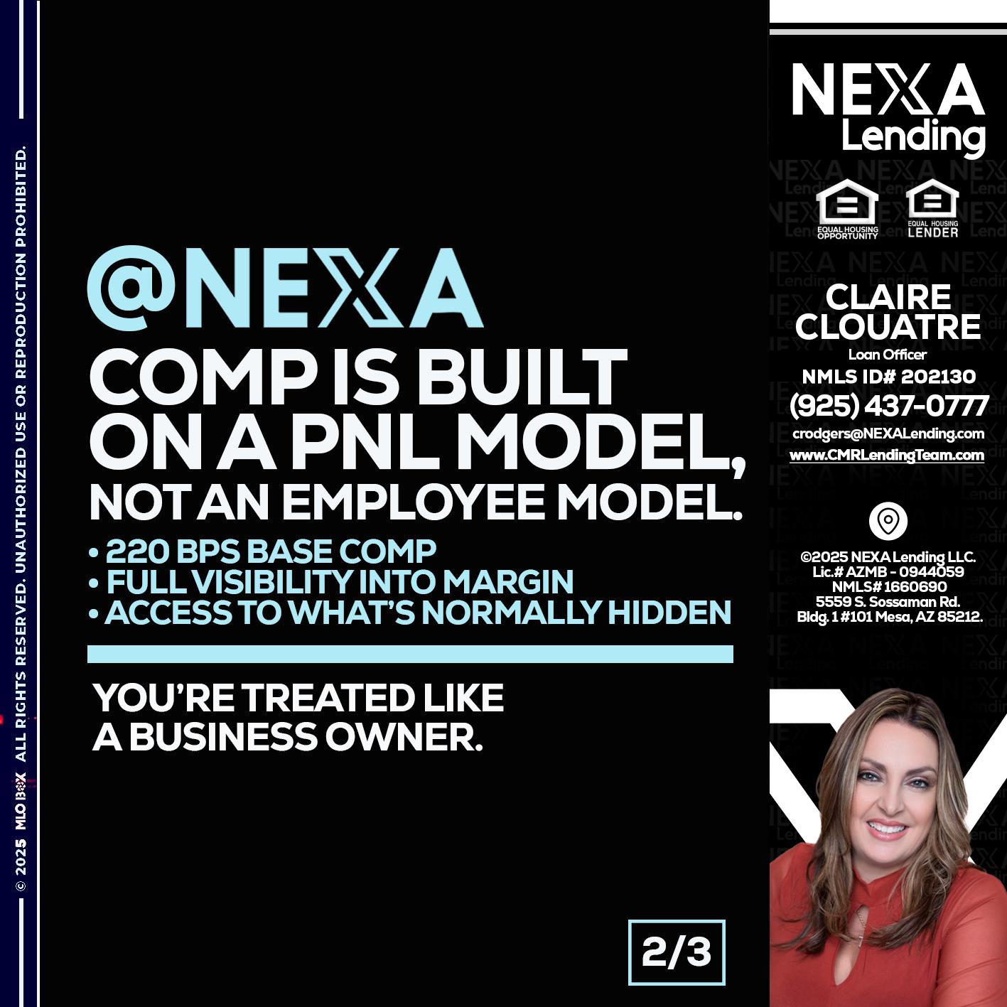 2 OF 3 - Claudia Rodgers -Loan Officer