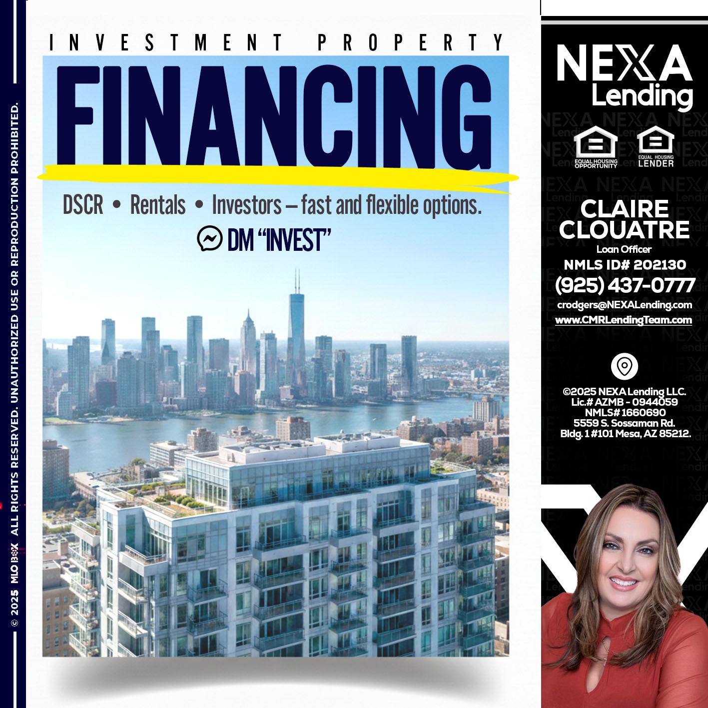 FINANCING - Claudia Rodgers -Loan Officer