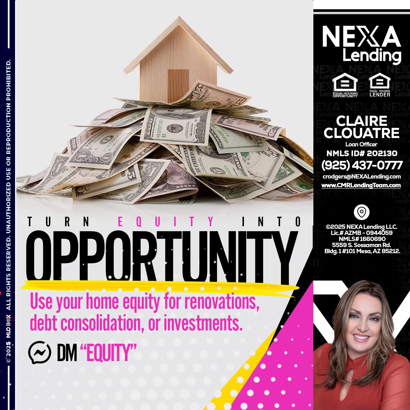 opportunity - Claudia Rodgers -Loan Officer