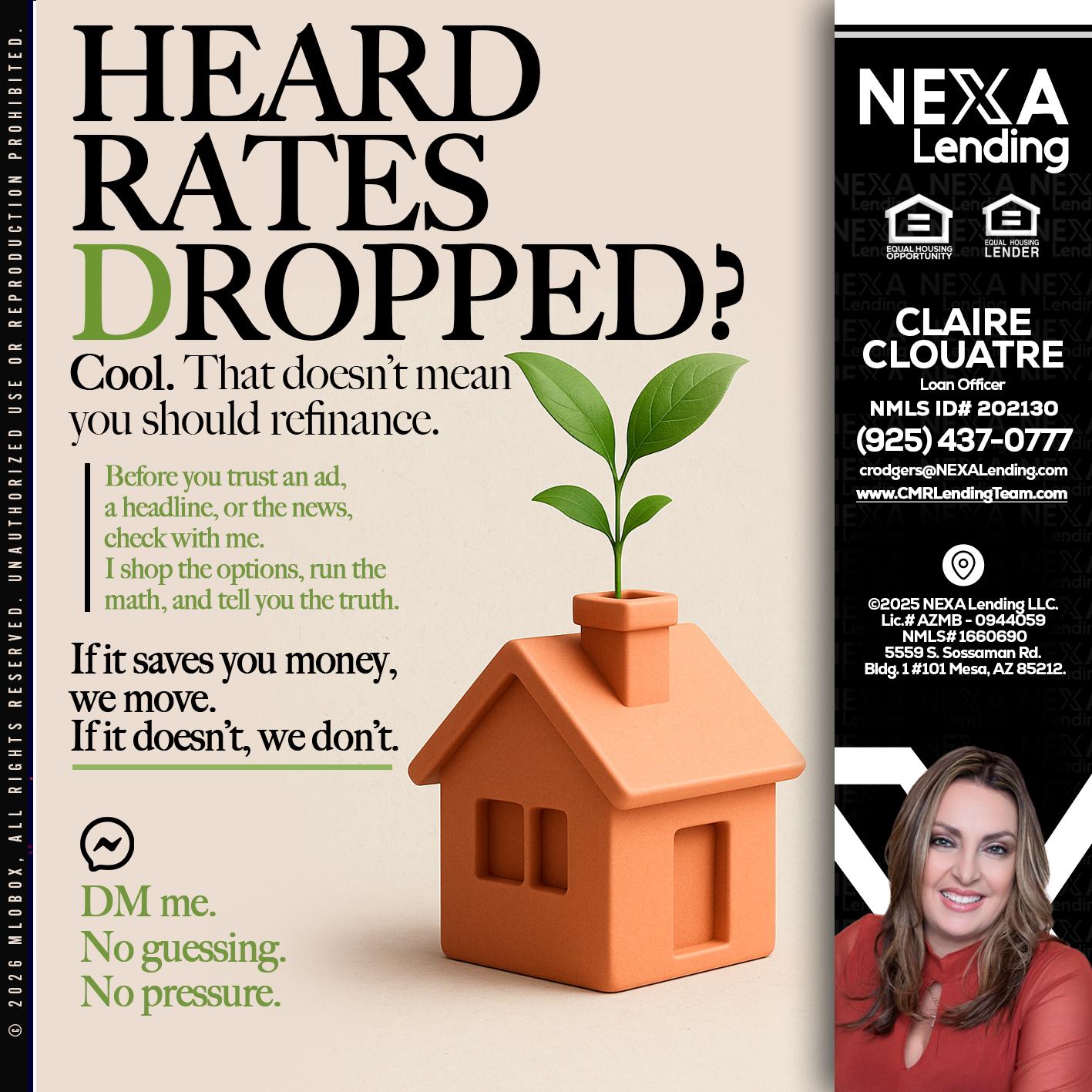 HEARD RATES - Claudia Rodgers -Loan Officer