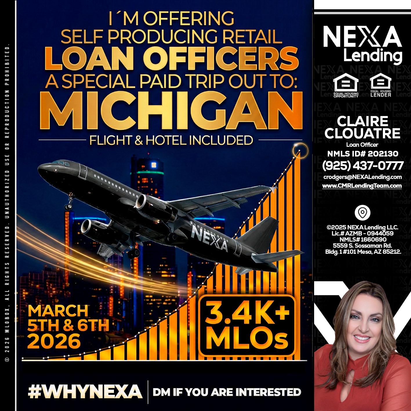 MICHIGAN - Claudia Rodgers -Loan Officer