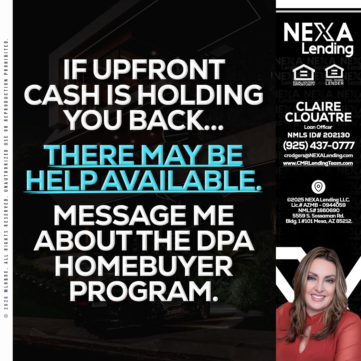 IF UPFRONT - Claudia Rodgers -Loan Officer