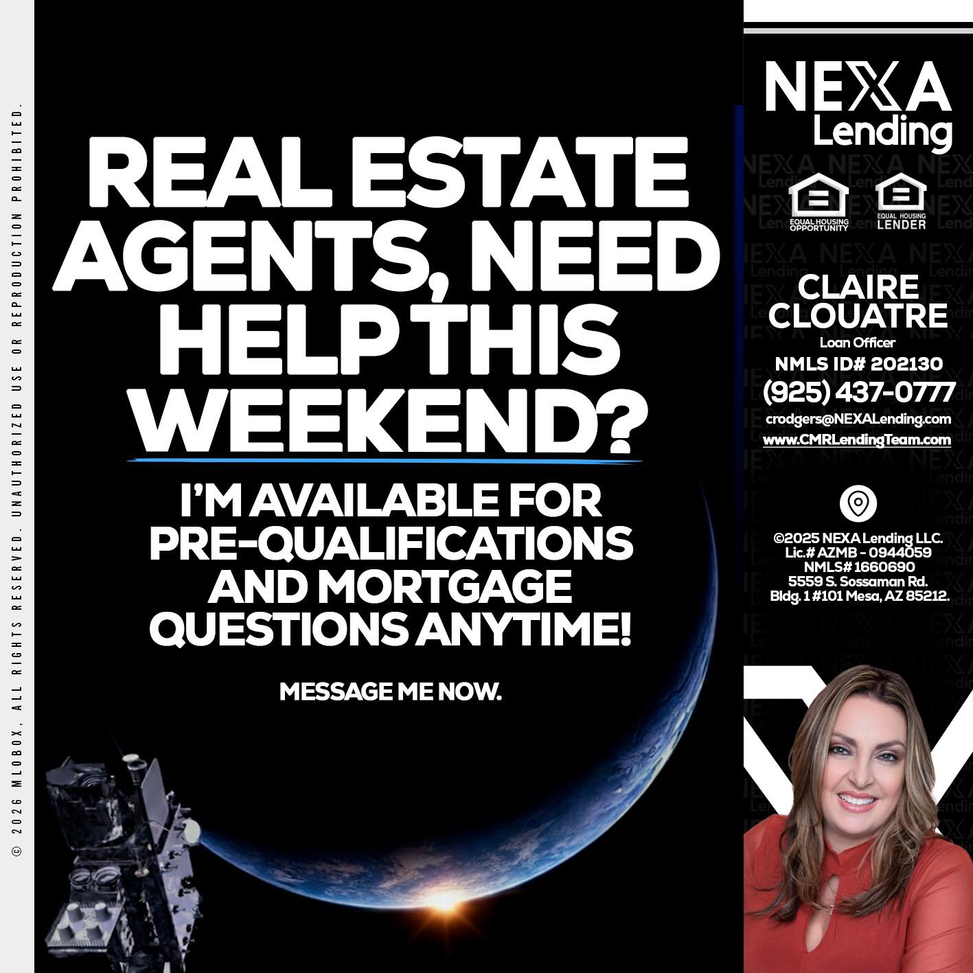 REAL ESTATE AGENTS - Claudia Rodgers -Loan Officer