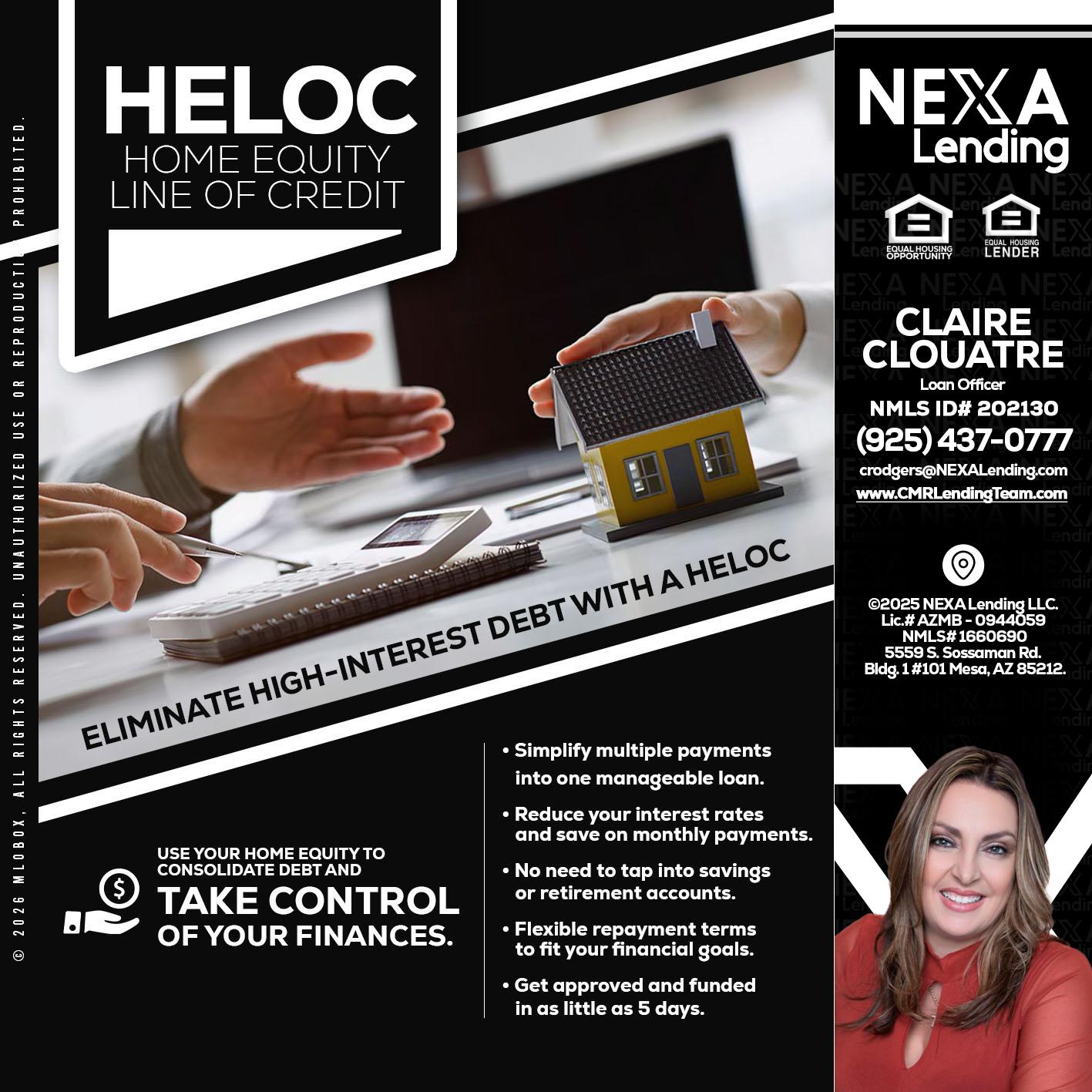 HELOC - Claudia Rodgers -Loan Officer
