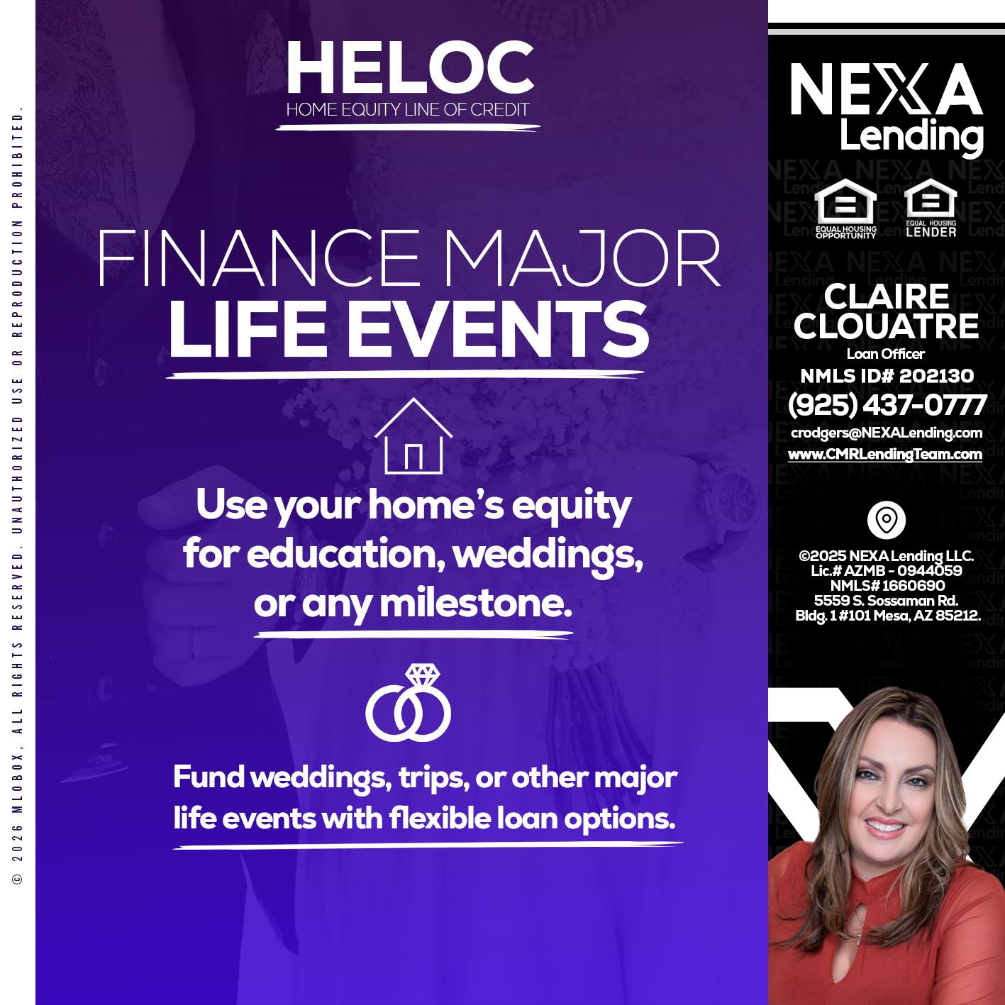 HELOC - Claudia Rodgers -Loan Officer