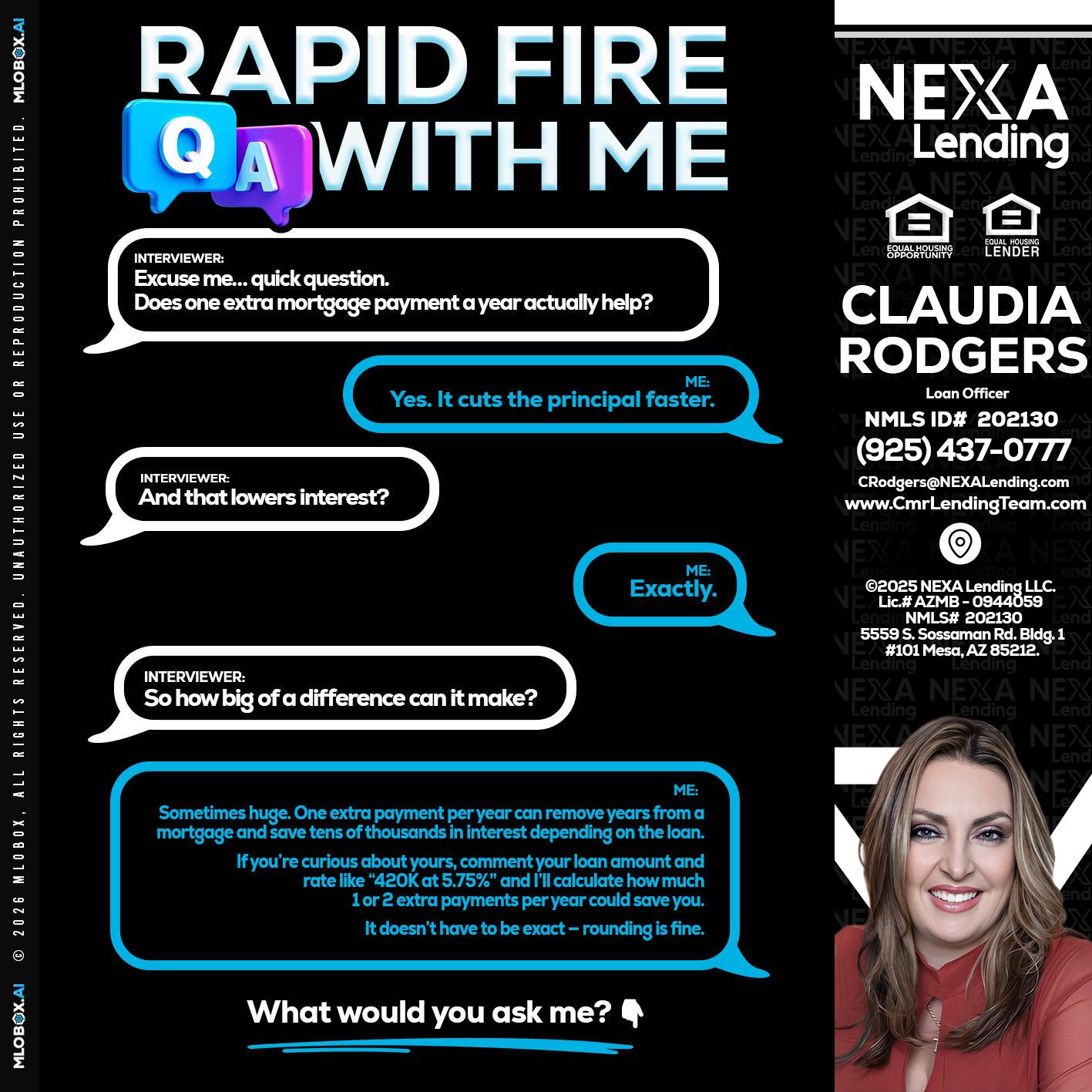 RAPID Q&A - Claudia Rodgers -Loan Officer