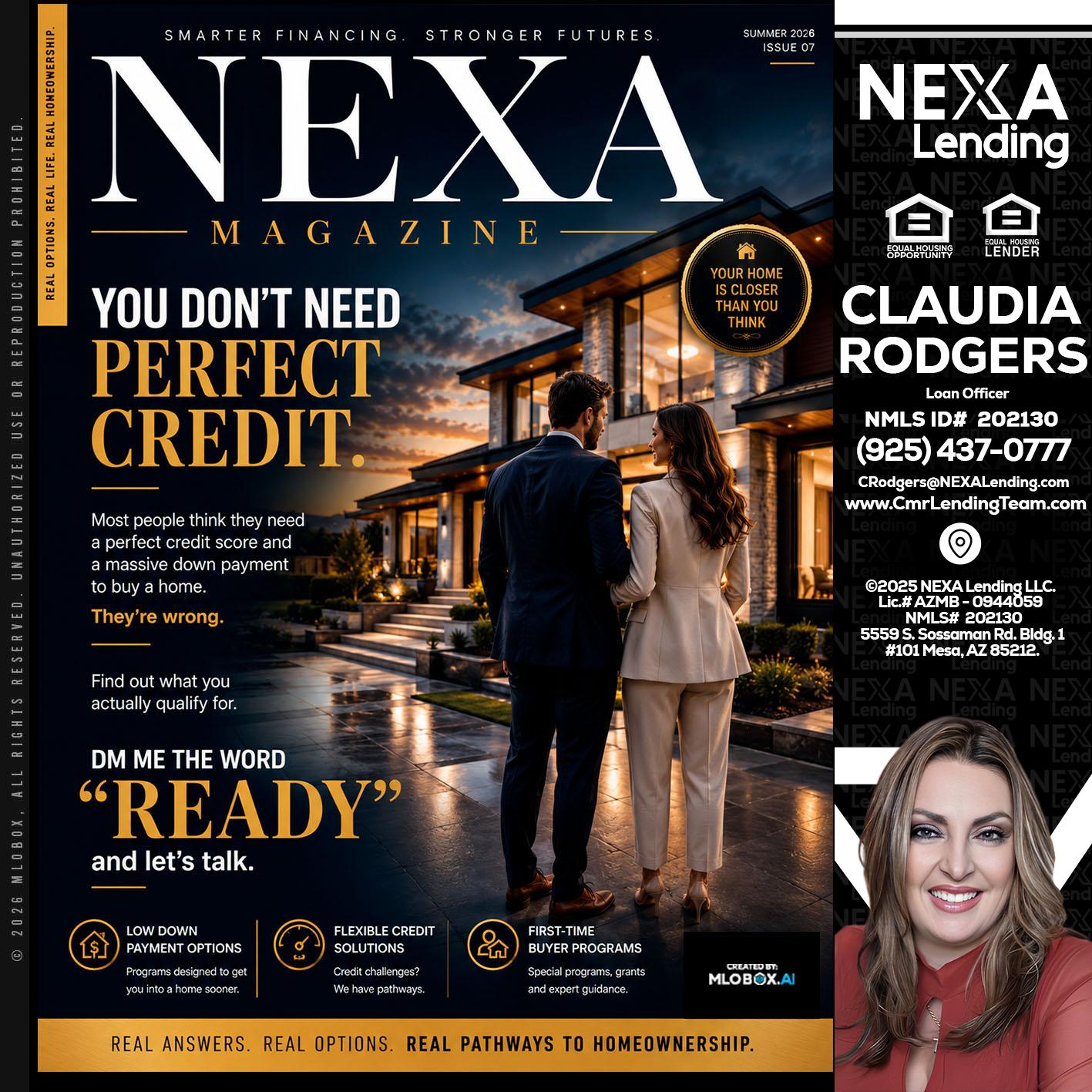 NEXA MAGAZINE - Claudia Rodgers -Loan Officer