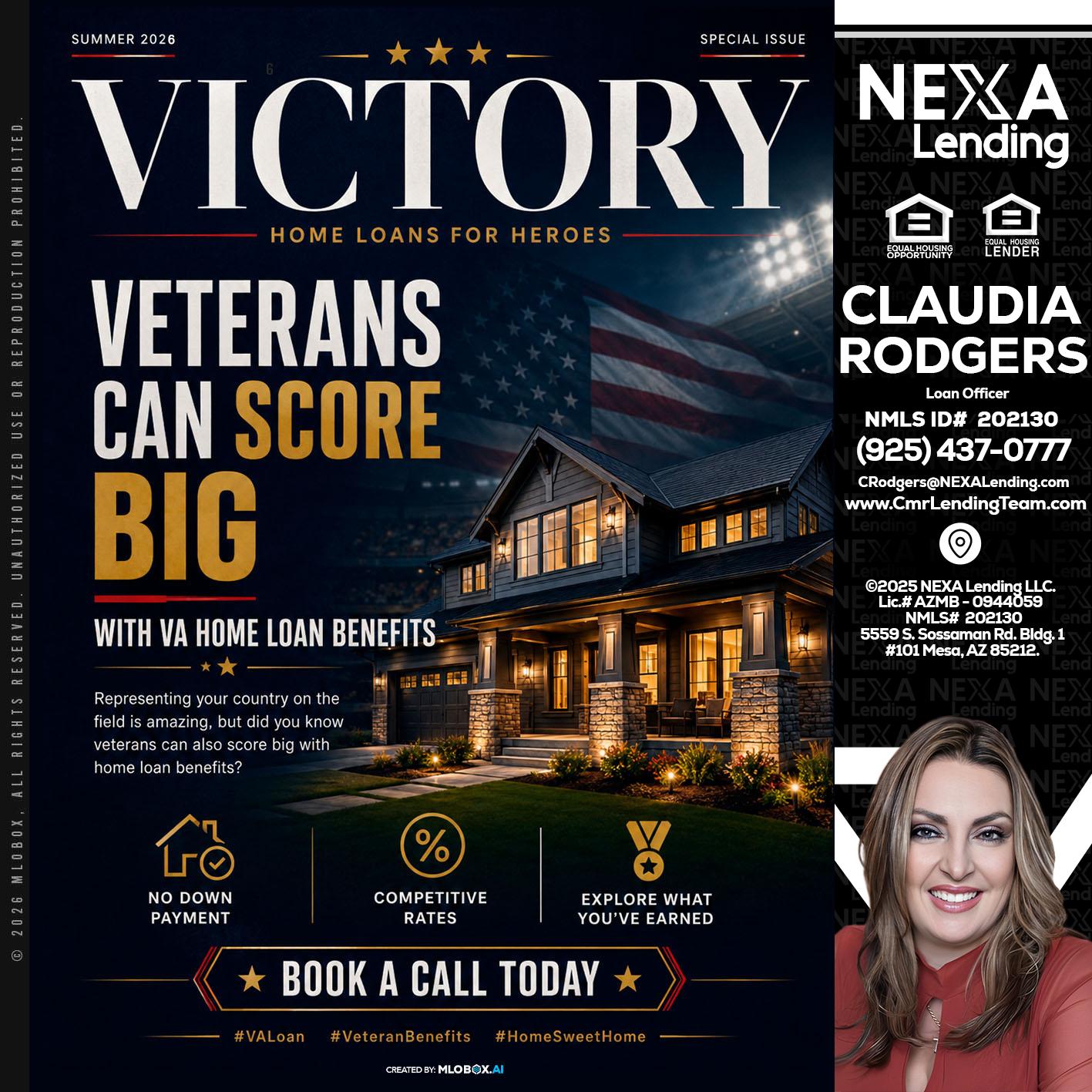 VICTORY - Claudia Rodgers -Loan Officer